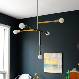 Modern Gold LED Pendant Light