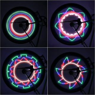 Rainbow Tire Reflective Bicycle Light