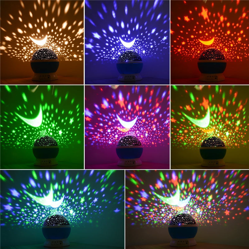 LED Rotating Moon Sky